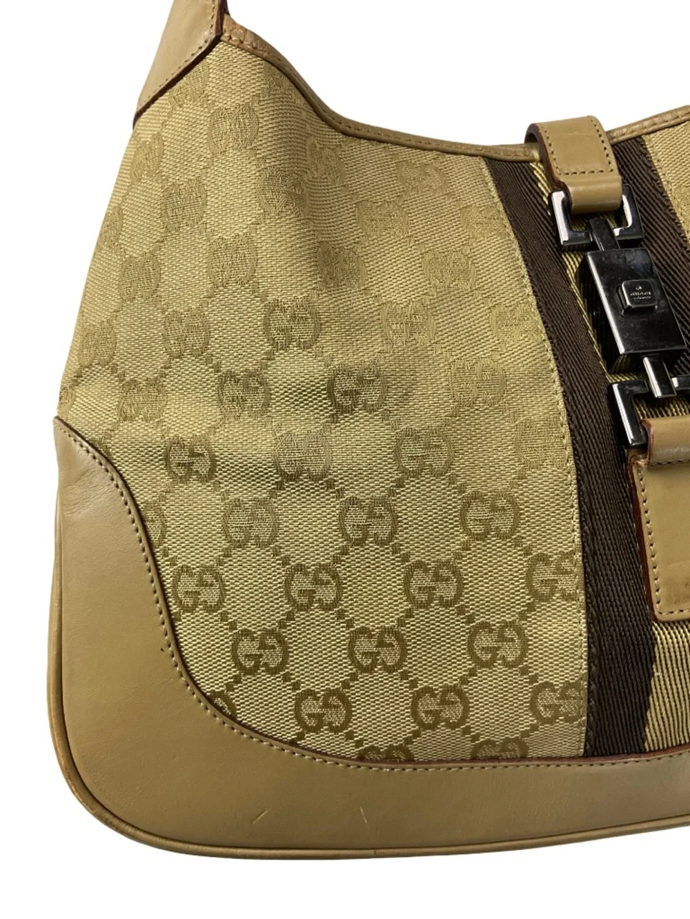 Gucci GG Canvas Jackie Hobo Bag